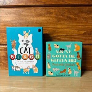 Eccolo Cat Game Set – Pretty Kitty Cat Bingo & Kitten Joke Cards